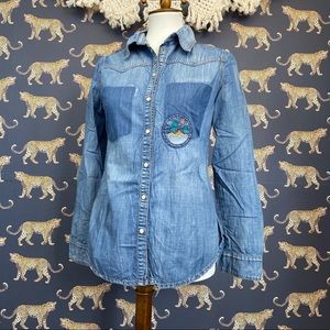 Cris Barros Denim Button Down